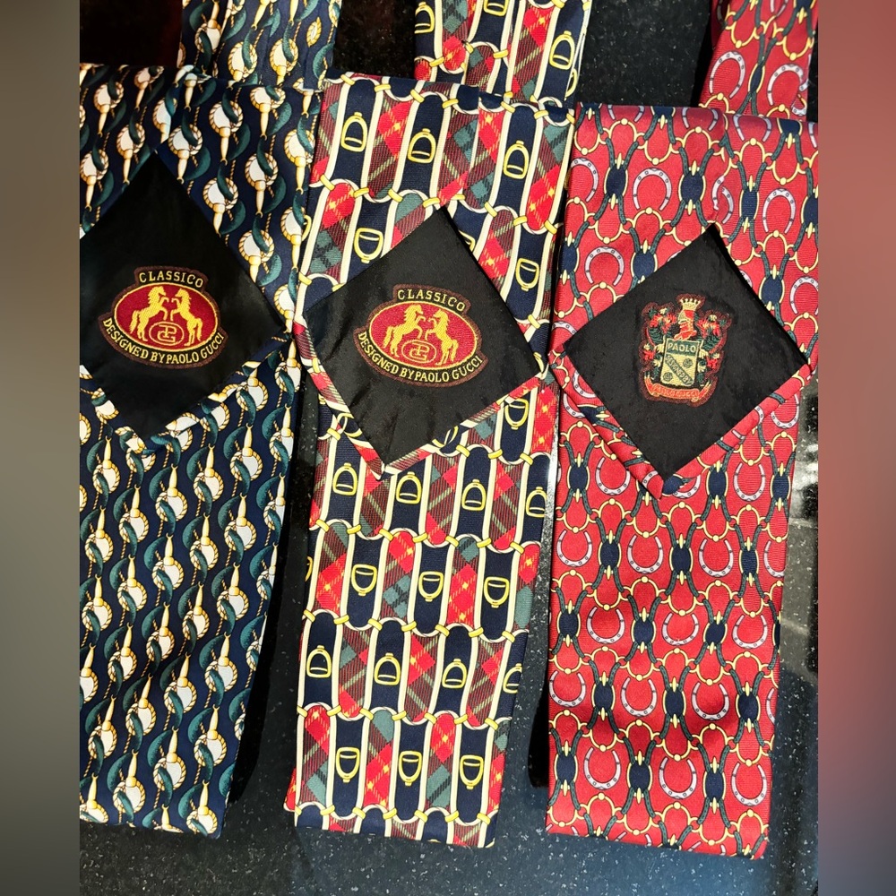 3 Gucci ties